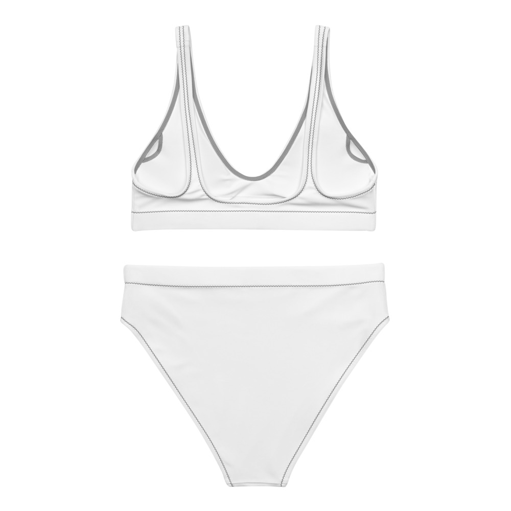 All-Over Print Recycled High-Waisted Bikini